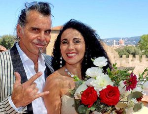 Piero Pelù e Gianna Fratta