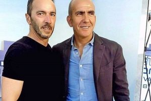 Alfredo Battella con Paolo Di Canio
