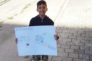 Stornarella - Potito, unico manifestante nel comune nel giorno dello sciopero mondiale per il clima