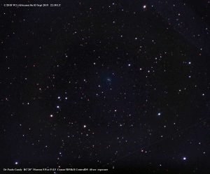 La cometa Africano durante il trasporto della macchina