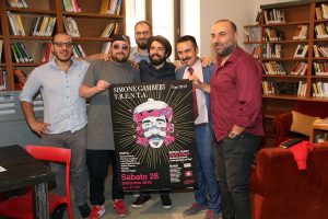 Viterbo - Conferenza stampa con Simone Gamberi al teatro Caffeina