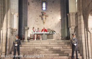 Viterbo - La cerimonia per la ricorrenza della festa del patrono della guardia di finanza