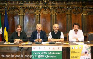 Viterbo - Presentazione festa della Madonna della Quercia