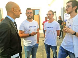 Viterbo - Alessandro Ruggieri all'open day dell'Università della Tuscia