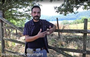 Marco D'Aureli antropologo e direttore del Museo della terra di Latera
