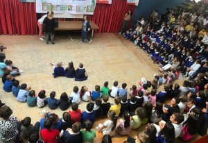 Viterbo - Gli studenti dell'istituto comprensivo del Carmine