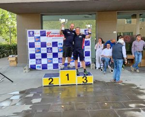 Sport - Motori - Fabrizio Massaini sul podio della cronoscalata della Castellana