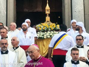 Viterbo - La processione del cuore di Santa Rosa