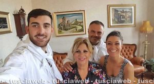 Tina Cipollari a Viterbo per le festività di Santa Rosa