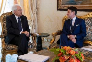 Sergio Mattarella e Giuseppe Conte