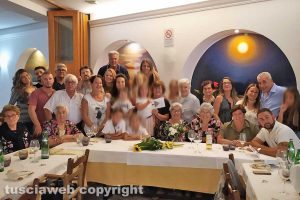 Viterbo - La famiglia Zega festeggia Teresa Tomarelli