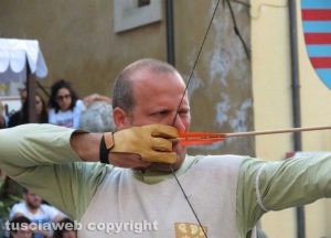 Orte - Il palio degli arcieri - Il vincitore Daniele Tassotti