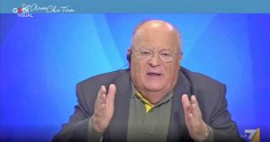 Giuliano Cazzola nel programma "L'aria che tira" su La7