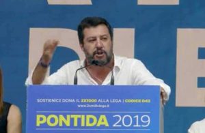 Pontida - Matteo Salvini