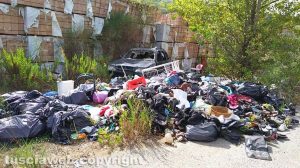 Orte - Discarica abusiva in località Ex fornace