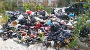 Orte - Discarica abusiva in località Ex fornace