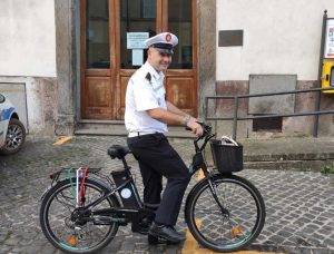 Servizio ciclomontato della polizia locale