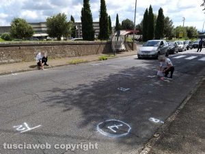 Montefiascone - Tamponamento sulla Cassia nord