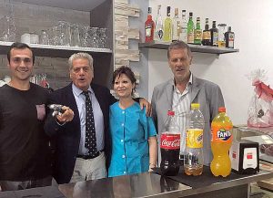 Daniele Proietti, Giovanni Arena, Sabrina Proietti e Claudio Ubertini