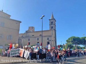 Il "Fridays for future" a Viterbo