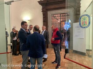 Viterbo - Unitus - Elezioni per il nuovo rettore all'aula magna di Santa Maria in Gradi