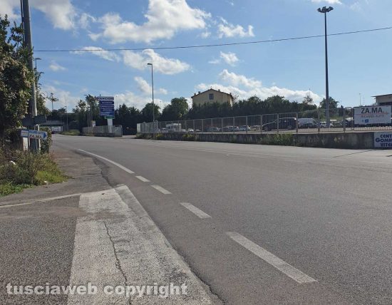 Viterbo - Incrocio tra strada Poggino e via dell'Industria