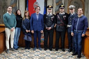 Andrea Antonazzo in visita a Orte