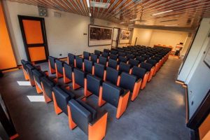 Viterbo - La sala conferenze Vincenzo Cardarelli della biblioteca consorziale