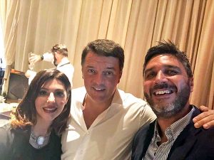 Piergiorgio Medori con Matteo Renzi