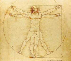 L'uomo vitruviano