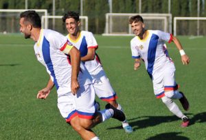 Sport - Calcio - Monterosi - L'esultanza dei biancorossi