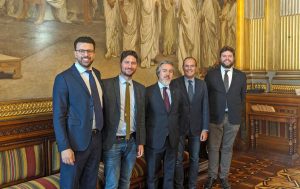 Forza Italia - Andrea Di Sorte, Stefano Bigiotti, Francesco Battistoni, Sergio Caci e Alessandro Romoli