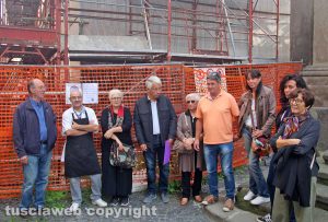 Viterbo - Il Comitato per la riapertura di via Cardinal La Fontaine