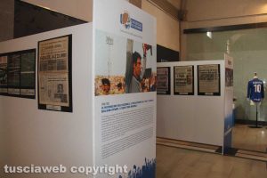Viterbo - La mostra "Un secolo d'Azzurro"