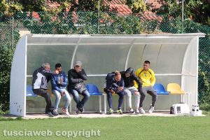 Sport - Calcio - Viterbese - Antonini Culina e Andrea Corinti in panchina