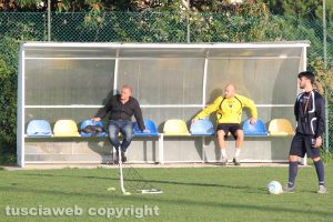 Sport - Calcio - Viterbese - L'allenamento di ieri - Toni Markic e Francesco Cusi