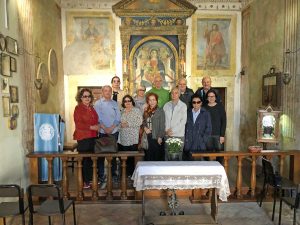 Grotte di Castro - La delegazione brasiliana per Frei Confaloni