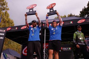 Sport - Luca Bellomarini e Mattia Bizzarri dell'Aps Lago di Vico