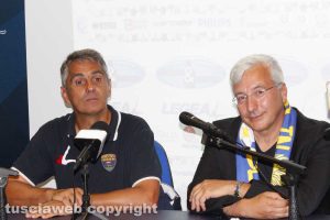 Sport - Calcio - Viterbese - Giovanni Lopez e Marco Romano