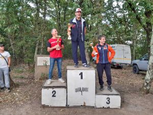Sport - Motocross - Il podio della gara di Vasanello