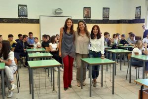 Tarquina - Le prof Gentili, Sabbatini e Federici