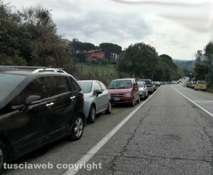 Viterbo - Il traffico sulla Sammartinese