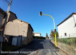 Montefiascone - Semaforo in via Fiordini