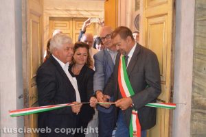 Tarquinia - L'inaugurazione del salone di palazzo Bruschi Falgari
