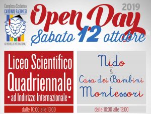 Open day al Complesso Scolastico Cardinal Ragonesi