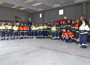 Tarquinia - La commemorazione dei vigili del fuoco morti ad Alessandria
