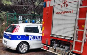 Polizia locale e vigili del fuoco - Immagine di repertorio