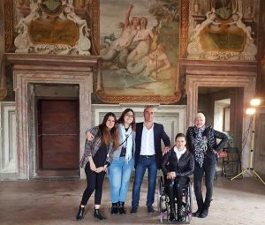 Ana Vitelaru a Villa Giustiniani