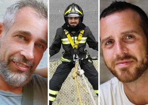 I tre vigili del fuoco morti ad Alessandria - Marco Triches, Matteo GaI tre vigili del fuoco morti ad Alessandria - Matteo Gastaldo e Antonino Candido, Marco Triches