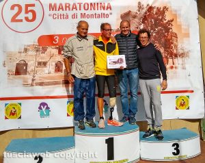 Montalto di Castro - Dario Ingravallo alla maratonina